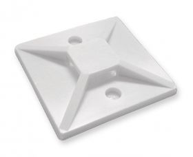 Podstawka samoprzylepna 25mm/25mm biała