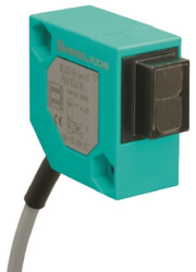 Czujniki fotoelektryczne Retrorefleksyjny w obudowie prostokątnej Pepperl + Fuchs PNP zakres 0 → 2 m LED