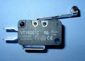 VT-1606-1C 6,3mm MIKROPRZEŁ.16A/250VAC
