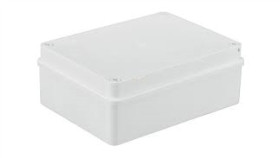 Puszka N/T Hermetyczna 190X140x70 Bez Dławików Ip56 Biała S-Box 416B