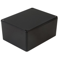 Hammond 1550CBK IP54 Diecast Aluminium Enclosure Black (115 x 90 x 55mm)