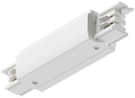 Paulmann 91365 ProRail3 Mid Feed Element systemu szynowego wysokonapięciowego Dozownik środkowy ProRail3 biały