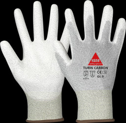 508230 9 Assembly gloves, Turin Carbon, size 9