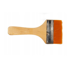 76mm Wooden ESD Flat Brush with Soft Bristles
