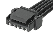 Molex Kabel przewód-płytka 6 45111 Żeńskie 50 V ac, 50V dc Micro-Lock Plus 600 mm 5 Czarny Żeńskie Micro-Lock Plus