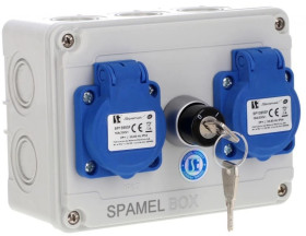 Rozdzielnica SP22-SAA-01 2x3x16A INA=10A IP54 SB-001505-P0030-54