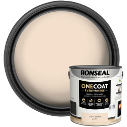Ronseal KCB.7015103.22404.76 OneCoat EverywhereIndoor Soft Sand Matt 2.5l