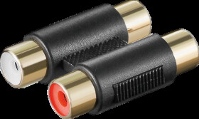 12419 Dual RCA adapter, 2x socket to 2x socket
