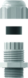 RST 11084525 Dławnica kablowa Euro Top PA / M RAL 7035, od 11 mm, do 17 mm, M25 x 1.5, 50 szt.