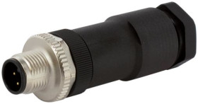 Przemysłowe złącza okrągłe 4-pinowe M12 Montaż na śrubę Gniazdo Murrelektronik Limited