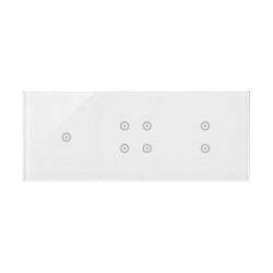 Panel dotykowy Simon 54 Touch, 3 moduły, biała perła