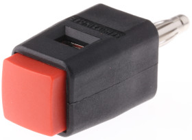 Wtyk montażowy, Czerwony, 16A, 30 V ac, 60V dc