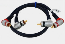 Kabel 2RCA kątowe-2RCA kątowe digital RKD240 /0,5m/