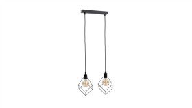Lampa Wisząca Loftowa 2Xe27 Ruben Black