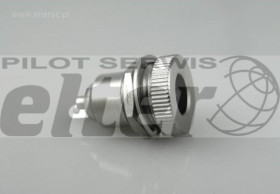 Gniazdo zasilacza 2,1/5,5 przykręcane metalowe