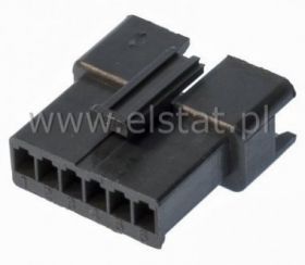 WP06 wtyk jednorzęd z zatrzaskiem do przewodów