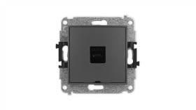 Icon Mechanizm Gniazda Pojedynczego 1Xusb C-C, Bez Pola Opisowego Grafitowy...