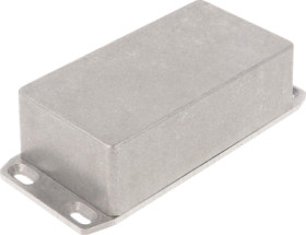 Aluminum die cast enclosure, (L x W x H) 121 x 66 x 40 mm, natural, IP54, 1590N1FL