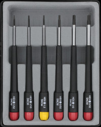 280-62 Hexagon screwdriver, 6 pieces, imperial