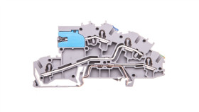 Złączka Szynowa 3-Pietrowa 2,5Mm2 Nt/L/Pe Szara 2003-7641 Topjobs