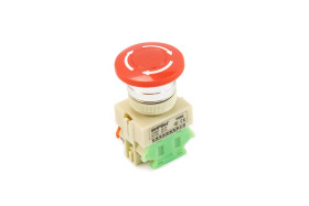 Emergency Stop Mushroom Push Button Switch