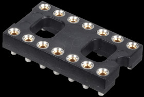 017-1-014-3-H5STF-LT0 Precision IC socket, 14-pin, 2.54 mm, SMD