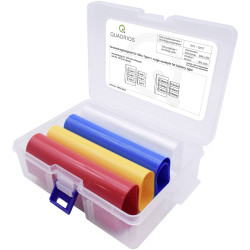 Quadrios 1905CA059 Battery Heatshrink 2:1 Transparent/Blue/Yellow/Red