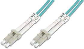 FO patch cable, LC to LC, 15 m, OM3, multimode 50/125 µm, DK-2533-15/3