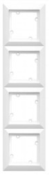 Ramka poczwórna, biała, 33033
