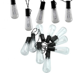 Girlanda Ogrodowa LED Bateryjna 2.6m na baterie 2xAA EDISON Czarna Goldlux