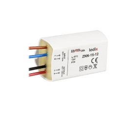 Zasilacz LED natynkowy 12V DC 15W ZNN-15-12