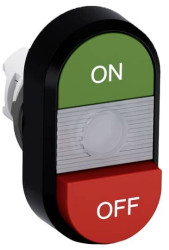 ABB 1SFA611143R1108 MPD14-11C Przycisk podwójny czerwony, zielony 1 szt.