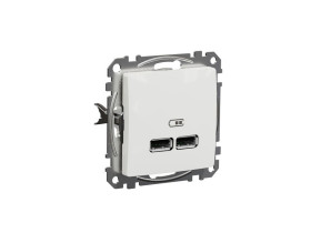 SEDNA DESIGN & ELEMENTS Gniazdo ładowania USB A+A 2,1A biały SDD111401 SCHNEIDER ELECTRIC