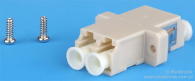 Adapter światłowodowy LC-LC OM3 MM duplex wielomodowy