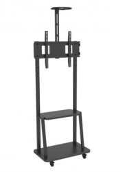 Carriage, for 1 monitor, 32 to 70 inch, up to 60 kg, VESA max. 600x400 mm, black, ICA-TR33