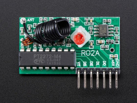 Adafruit Simple RF M4 Receiver - 315MHz Momentary Type