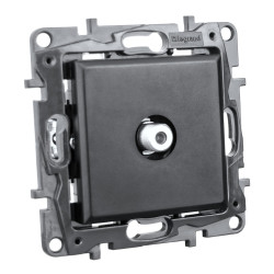 Gniazdo TV typu F czarne Niloe Step 863575