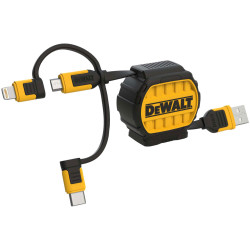 DEWALT 131 1364 DWG 3-in-1 Retractable Cable 0.9m (3ft)