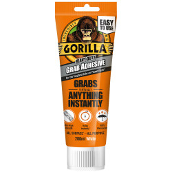 Gorilla Glue 2044311 Gorilla&#xAE; Heavy-Duty Grab Adhesive White 200ml