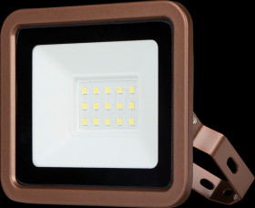 2707611040 LED floodlight, 10 W, 800 lm, 6500 K, IP65, bronze