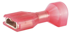 Konektor płaski Żeński 0.8 x 4.75mm 0,5 → 0,75 mm², 22 → 18 AWG długość 23mm Izolacja: Izolowane Cyna