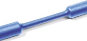 Heatshrink tubing, 3:1, (1.5/0.5 mm), PO, radiation crosslinked, blue, 333-30156