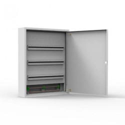 Rozdzielnica natynkowa metalowa 72 modułowa 3x24 544x686x130 RAL9003 IP30 MN72/3/24