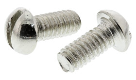 Śruba maszynowa łeb z łbem okrągłym Mosiądz