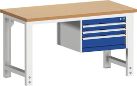 Stół warsztatowy Bott 41003471.11V, (S x G) 1500 mm x 750 mm