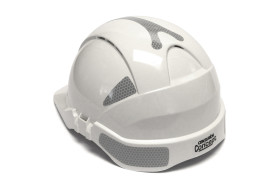 Kask ochronny, Biały, ABS, Standardowy, Concept Core