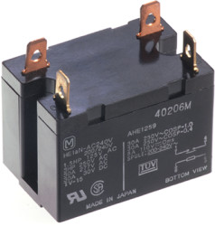 Relay, 1 Form A (N/O), 24 V (DC), 300 Ω, 30 A, 277 V (AC), monostable, HE1AN24J
