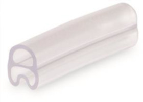 Labeling grommet, (L) 23 mm, PVC, for cable maker, 211-922