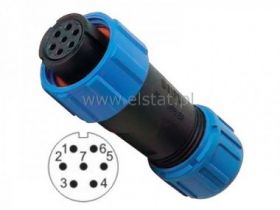 Złącze przemysłowe SP2110/S7I GN kabel ( 7P 15A )
