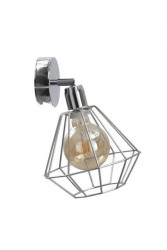 Kinkiet loftowy 1xE27 FOSKAL SILVER